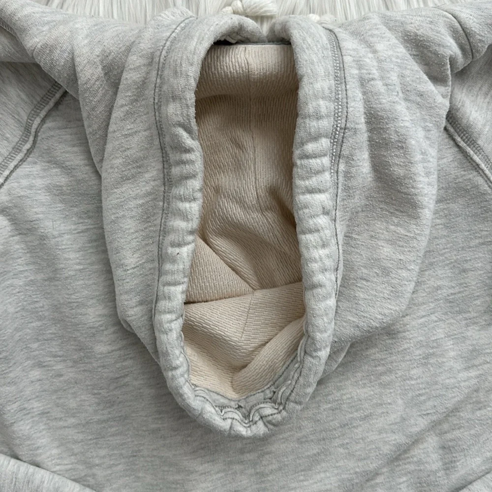 GILLEY HICKS | Vintage Hoodie | Light Grey |    Size L - Picture 5 of 10